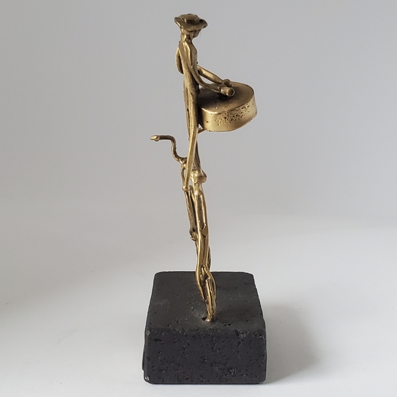 Bronze Sculpture on Lava Made in Greece by George Roumanas of Sonata Gallery - Picture 3 of 12